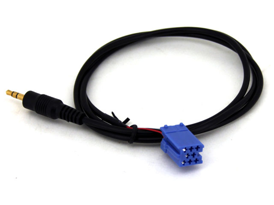 Vaizdas BLA-3.5 mini-ISO Aux įėjimo adapteris magnetolom su CD keitikliu                                                                                      