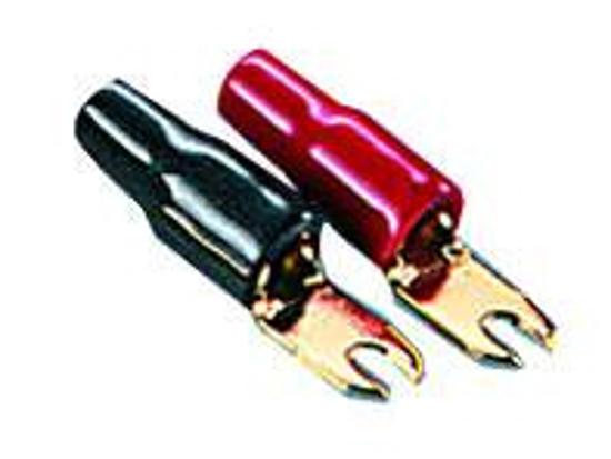 Vaizdas ACR, HA61R, šakutė 2,5mm kabeliui, raudona                                                                                                            