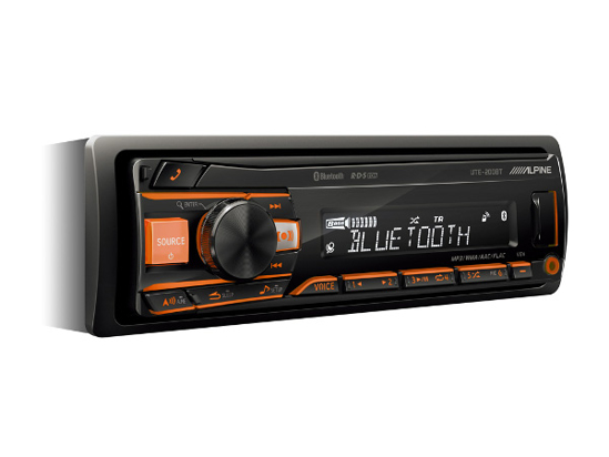 Vaizdas Alpine, UTE-200BT USB MP3 magnetola su Bluetooth ir Aux įėjimu                                                                                        