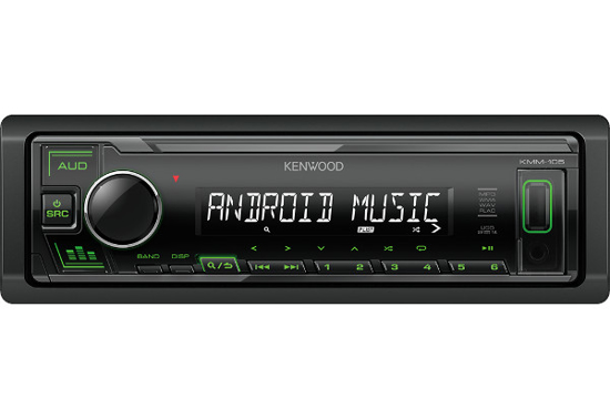 Vaizdas Kenwood, KMM-105GY USB MP3/WMA automagnetola su AUX įėjimu                                                                                            