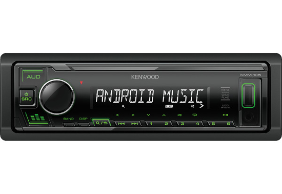 Изображение Kenwood, KMM-105GY USB MP3/WMA automagnetola su AUX iejimu                                                                                            