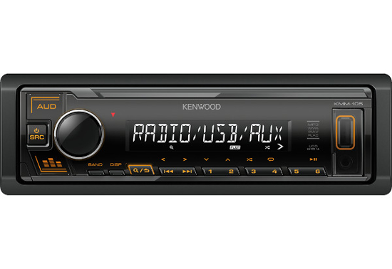 Изображение Kenwood, KMM-105AY USB MP3/WMA automagnetola su AUX iejimu                                                                                            