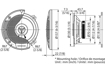 Picture of Kenwood, KFC-S1366, 13 cm /5.25" 2-juostu koaksialiniai garsiakalb                                                                                    