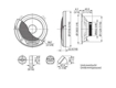 Picture of KENWOOD, KFC-E130P 13cm 2-juostu komponentai (250 W)                                                                                                  