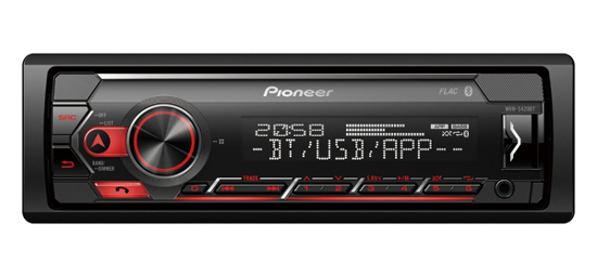 Vaizdas Pioneer, MVH-S420BT RDS magnetola su Bluetooth, USB ir iPod, Andr                                                                                     