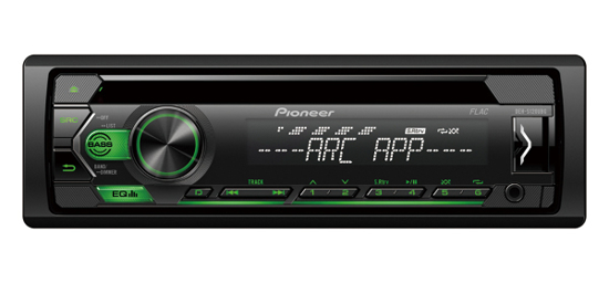 Picture of Pioneer, DEH-S120UBG CD RDS magnetola su USB, Aux iejimu, FLAC                                                                                        