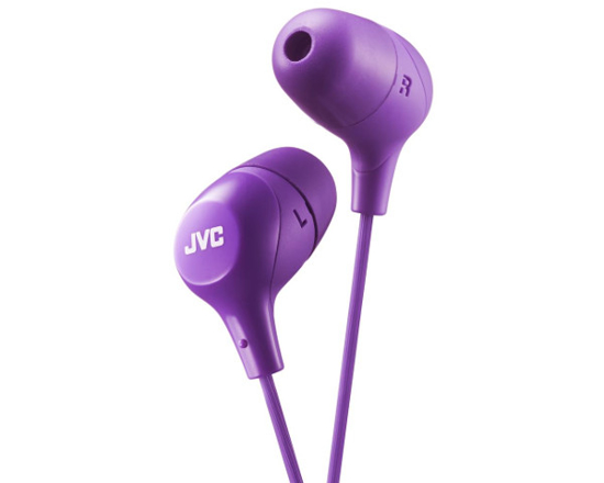 Vaizdas JVC, HA-FX38VE, violetinės sp. dinaminės ausinės                                                                                                      