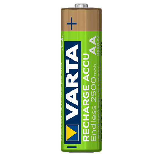 Изображение VARTA , 2600mAh 1.2V, HR6 / AA ikraunamos baterijos                                                                                                   