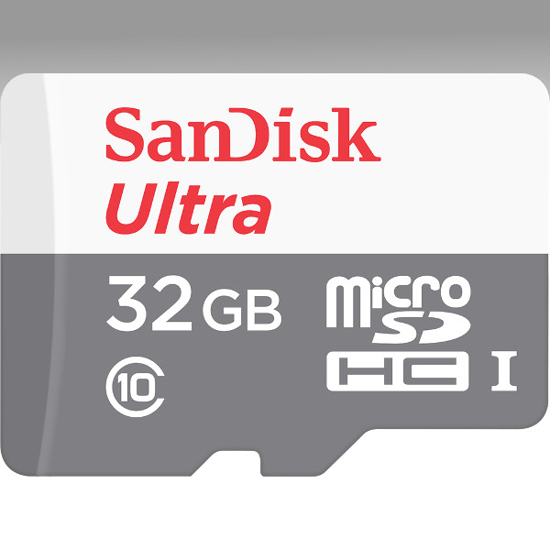 Vaizdas Sandisk, 32GB, max 80MB/s atminties kortelė, microSD                                                                                                  