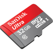 Vaizdas 32GB Sandisk, max 98MB/s atminties kortelė, microSD                                                                                                   