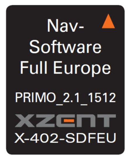Vaizdas Xzent, X-402 navigacijos programa iGO primo                                                                                                           