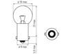 Изображение Bosma lempute BA9s, 7.5W, 15X29 itampa: 6 V                                                                                                           