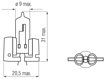 Vaizdas Bosma lemputė H2, 55W                                                                                                                                 