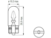 Picture of Bosma lempute T10, 3W, W3W                                                                                                                            