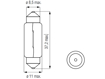 Изображение Bosma lempute SV8.5, 5W, zalia 10X36                                                                                                                  