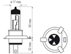 Picture of Bosma lempute H4, 60/55W itampa: 6 V                                                                                                                  