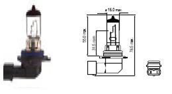 Picture of Bosma lempute HB4, 80W                                                                                                                                