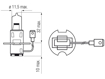 Picture of Bosma lempute H3, 12V, 55W, LLHD                                                                                                                      