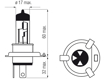 Изображение Bosma lempute H4, 12V, 60/55W                                                                                                                         