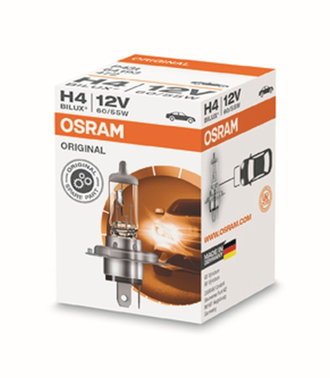 Picture of Osram lempute Original, H4, 60/55W, P43t 64193                                                                                                        