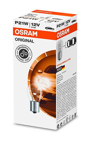 Picture of Osram lempute, P21W, 21W, BA15s, 7506                                                                                                                 