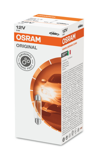 Изображение Osram lempute, 41mm, 5W, SV8,5-8, 6413                                                                                                                