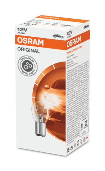 Picture of Osram lempute, 21/5W, BA15d, 7240                                                                                                                     