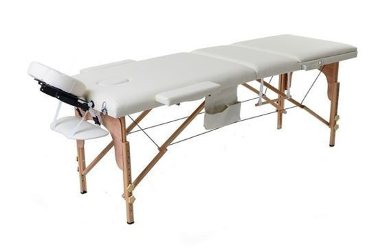 Vaizdas 2 dalių, Wecco, masažo stalas, kreminis XL                                                                                                            