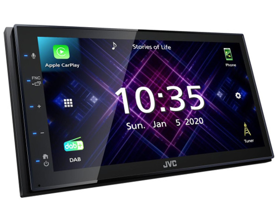 Vaizdas JVC, KW-M565DBT 2-DIN AV grotuvas su 6.8" ekranu, Bluetooth                                                                                           