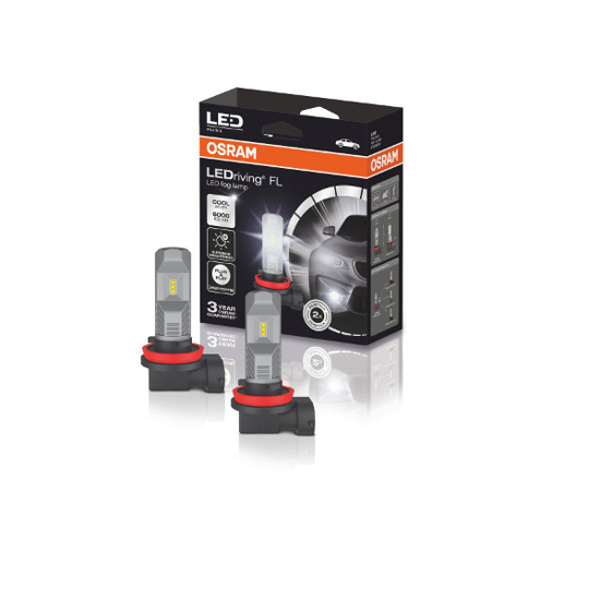 Vaizdas Osram LED FOG šviesos H8/H11/H16, LEDriving, 2vn, 67219CW                                                                                             