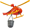 Vaizdas Žaislas vaikams Gaisrininkas su sraigtasparniu                                                                                                        