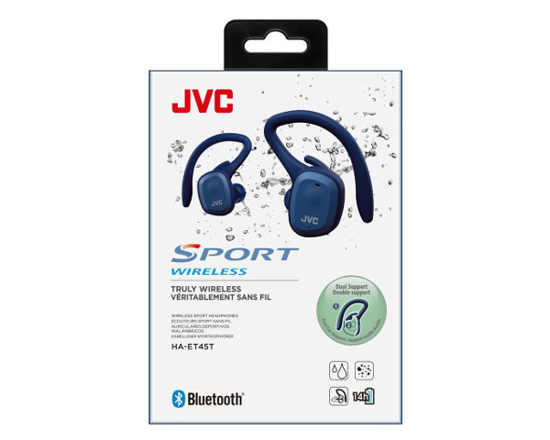 Изображение JVC, HA-ET45T-AU, melynos sp. dinamines ausines, Sporto                                                                                               