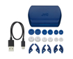 Vaizdas JVC, HA-ET45T-AU, mėlynos sp. dinaminės ausinės, Sporto                                                                                               