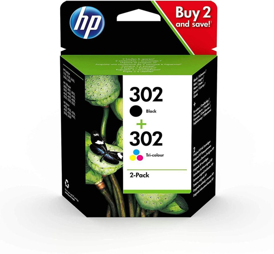 Vaizdas HP X4D37AE 302 spalvota + nespalvota                                                                                                                  