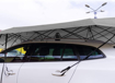Vaizdas Automobilio skėtis tvirtinamas prie stogo, sidabrinis                                                                                                 
