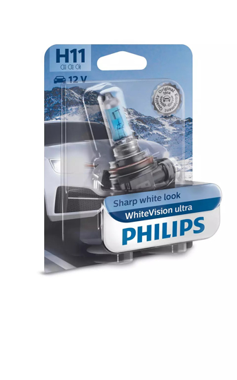 Philips lemputes White Vision,  H11, 55W 12362WVUB1