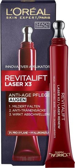 L'Oréal Paris RevitaLift Laser X 3 Eye Care, 1 pakuote (1 x 15 ml)  