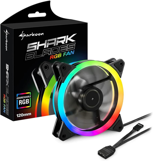 Sharkoon SHARK Blades RGB ventiliatorius 
