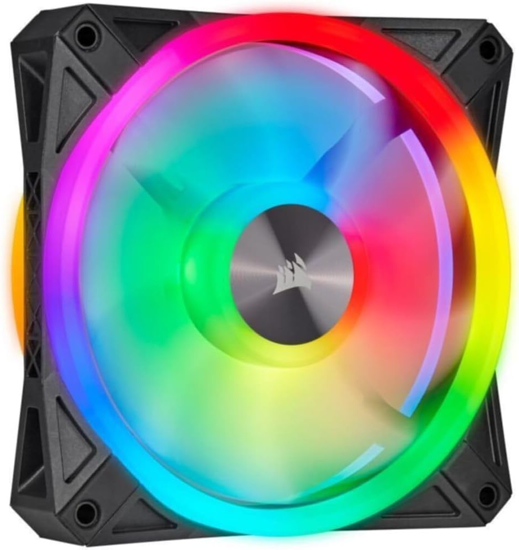 Corsair iCUE QL120 RGB, 120 mm RGB LED PWM ventiliatorius 