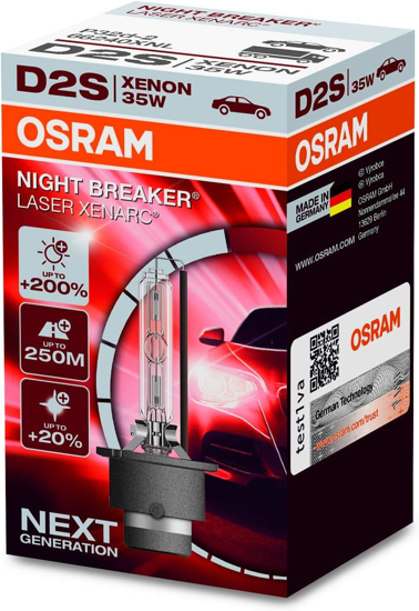OSRAM XENARC NIGHT Breaker Laser, D4S, +220% XENON 1vnt.66240XNN