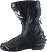 Protectwear TS-006-44 motociklo batai lenktyniniai aliue, vandeni atstumianti juoda oda su pritvirtintomis kietomis apsaugomis, 44 dydis, juoda   