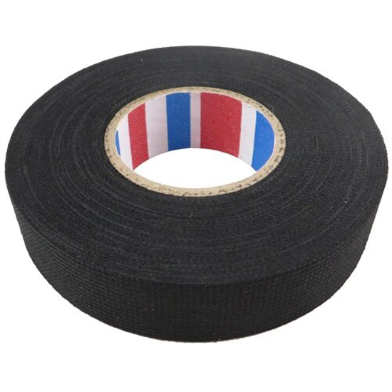 Izoliacine juosta medziagine19mm/15m, juoda, pukuota  