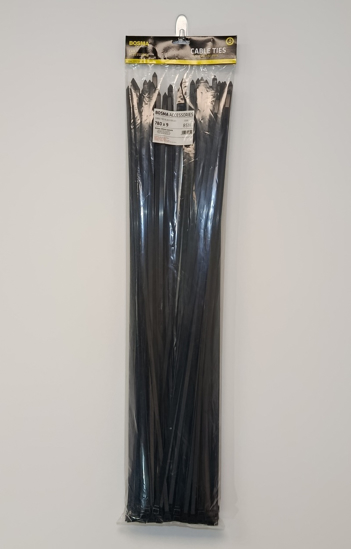 Bosma, kabelio dirzelis  9x780mm juodas, 100vnt               
