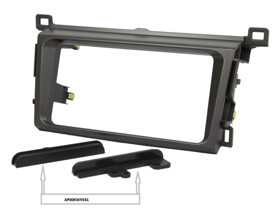 LATYF45D, remelis 2-DIN magnetolai Toyota RAV4