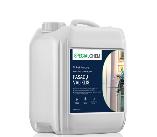 SpecialChem mineraliniu pavirsiu valiklis (fasadu valiklis) - 5 li    