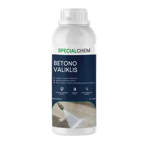 SpecialChem mineraliniu pavirsiu valiklis (betono valiklis) - 1 li   