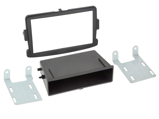 Vaizdas LADCF02, rėmelis 2-DIN magnetolai Dacia/Nissan/Opel/Renault                                                                                           