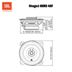 Изображение JBL STAGE1 GEN2 42F, 10 cm, 2 juostu koaksialiniai garsiakalbiai