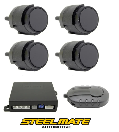 Vaizdas Steel Mate PTS410EX-F BTI, juoda matinė, priekio parkavimo sistem                                                                                     
